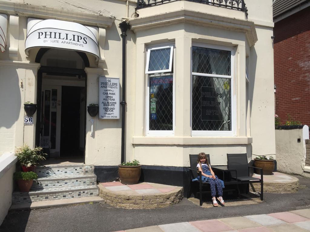 Phillips Apartments Blackpool Bagian luar foto